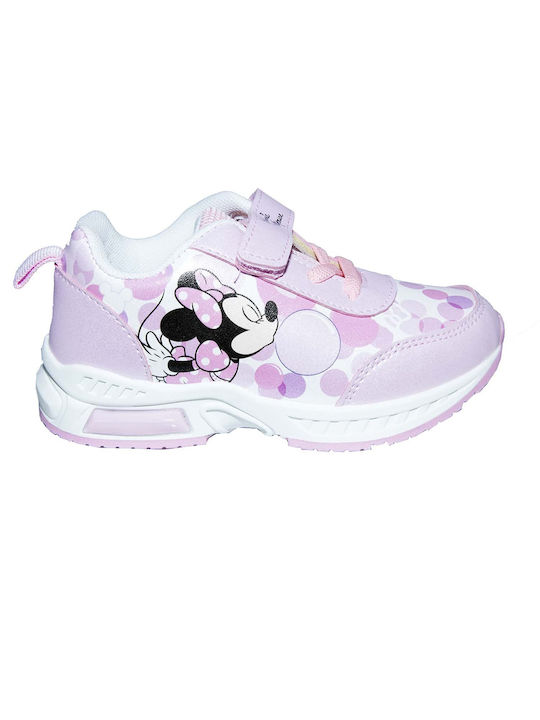 Disney Kids Sneakers with Scratch Pink