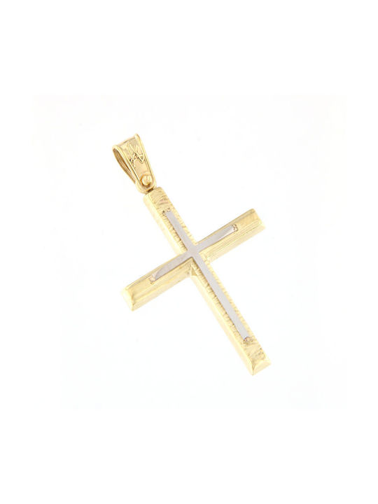 Anorado Herren Gold Kreuz 14K