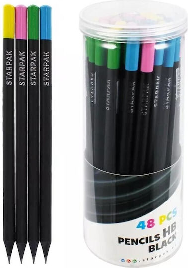 Starpak Pencil with Eraser (Μiscellaneous colours)