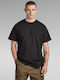 G-Star Raw Herren T-Shirt Kurzarm Schwarz