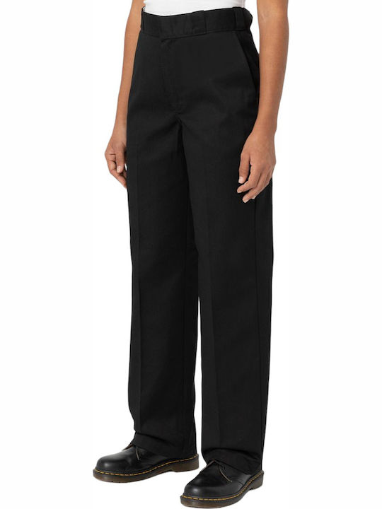 Dickies Γυναικείο Υφασμάτινο Παντελόνι Μαύρο