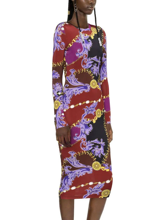 Versace Dress Evening Purple