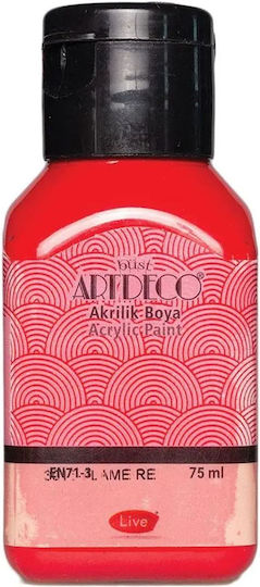 Art & Hobby Acrylic Paint Set in Red color 75ml 1pcs