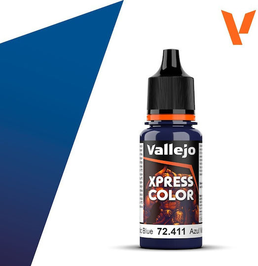 Acrylicos Vallejo Model Making Paint Colour In Blue Colour 18ml