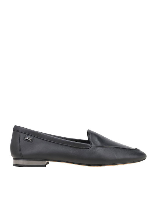 Laili Δερμάτινα Γυναικεία Loafers σε Μαύρο Χρώμα