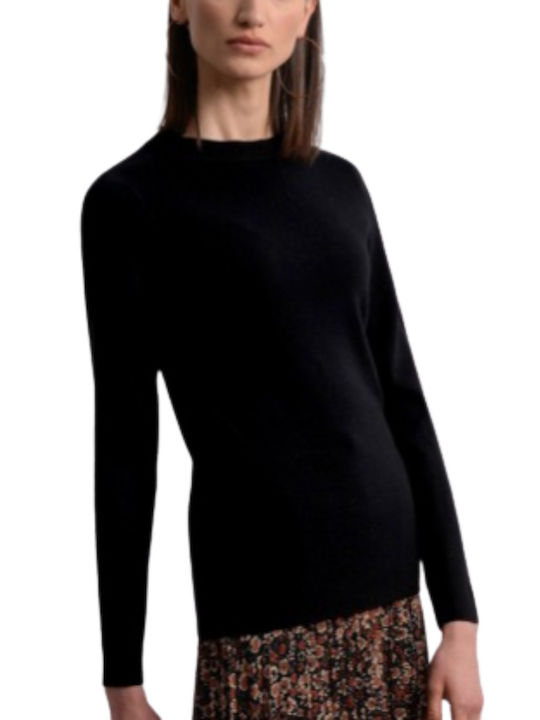 Molly Bracken Damen Langarm Pullover Schwarz