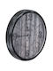ARlight Antique Wall Clock Plastic Black Ø45cm