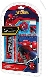 Spiderman Kids Stationery Set 5pcs