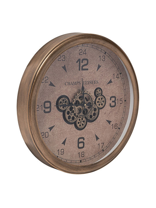 ARlight Wall Clock Plastic Gold