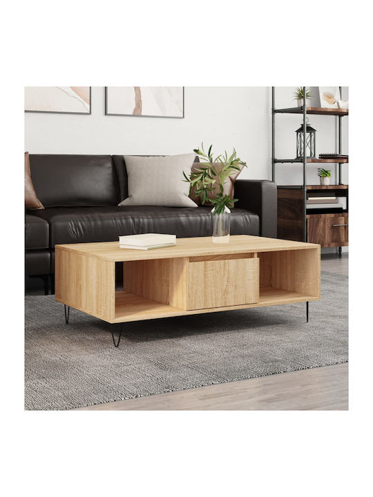 Rectangular Wooden Coffee Table Sonoma L104xW60...