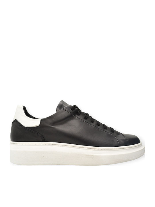 Leder Herren Freizeitschuhe Schwarz