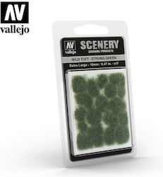 Acrylicos Vallejo Φυτό Μακέτας Extra Large Scenery - Wild Tuft – Strong Green 12mmx12εκ. 17τμχ
