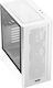 Adata XPG Valor Mesh Gaming Midi Tower Computer Case with Window Panel White