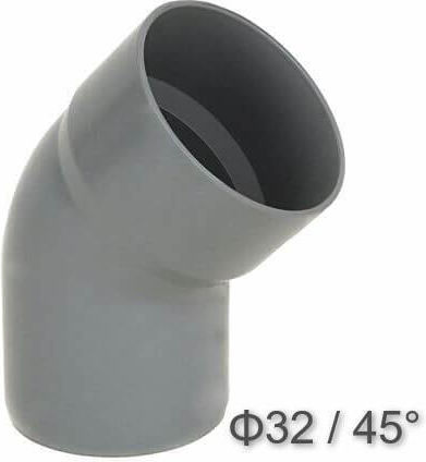 Palaplast Γωνία Σωλήνα PVC Αρσενικό/Θηλυκό 32mm 7211/1032
