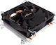 Powertech PT-1115 Low Profile CPU Cooling Fan for 115x/1200/1700/AM5 Socket