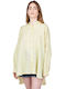 Crossley Women's Linen Monochrome Long Sleeve Shirt Yellow