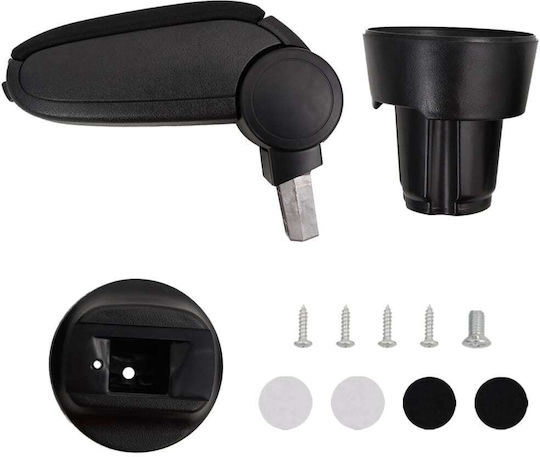 vidaXL Car Armrest for Volkswagen Up Black