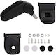 vidaXL Car Armrest for Renault Clio Black