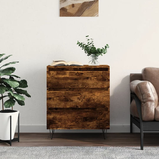 Wooden Chest of Drawers with 3 Drawers 60x35x70cm