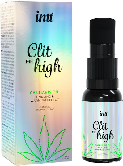 intt Clit Me High Стимулиращо Олио Канабис в спрей 15мл