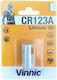 Vinnic Lithium-Batterie CR123A 3V Einweg (Lange Lebensdauer) 1 Stück