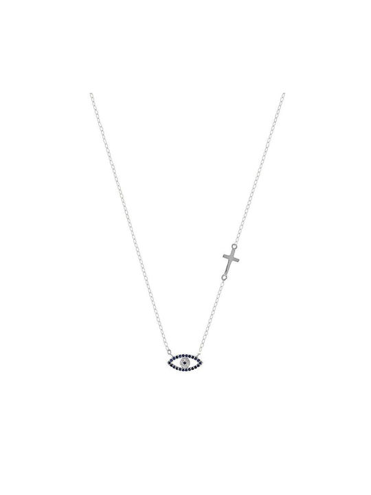Amor Amor Necklace Eye from Silver