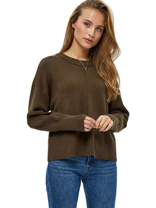 Peppercorn Rosalia Women's Long Sleeve Pullover Brown