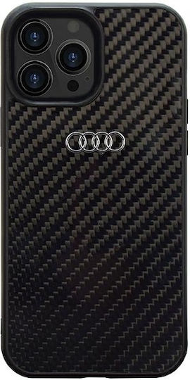Audi Back Cover Πλαστικό Μαύρο (iPhone 14 Pro Max)