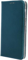 Smart Umschlag Rückseite Leder Grün (Motorola Edge 30)
