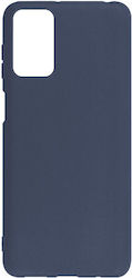 Matt Silicone Back Cover Blue (Moto G42)