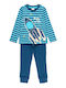 Boboli Kids' Pajamas Winter Cotton Blue