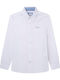 Kids One Color Shirt Long Sleeve White Drake