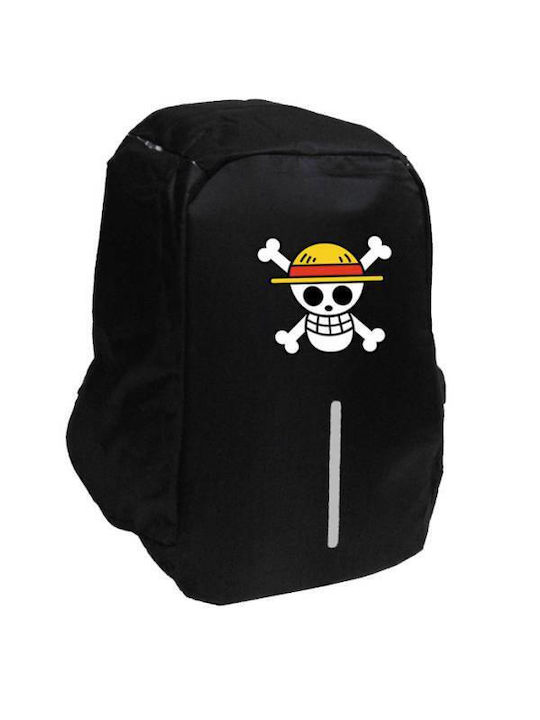 Takeposition One Piece Schulranzen Rucksack Junior High-High School in Schwarz Farbe