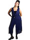 Long Women's Vest Blue
