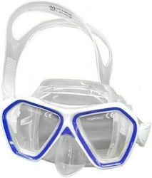 XDive Kids' Silicone Diving Mask Nevis White