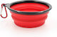eBest Bowl Silicone Food & Water for Dog & Cat 500ml in Red Color