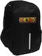 Takeposition One Piece School Bag Backpack Junior High-High School Black with Water Bottle Holder