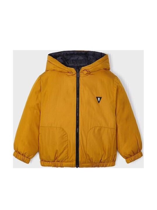 Mayoral Kids Quilted Short Double Sided Jacket ...