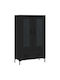 Cabinet pardoseală Negru 69.5x31x115cm