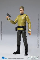 Hiya Toys Star Trek 2009 Kirk Exquisite Mini Action Figure Height 10cm in Scale 1:18