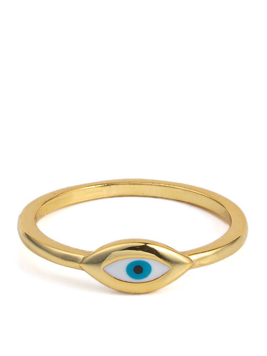 George Art Jewels Дамски Пръстен от Сребърен Позлатен