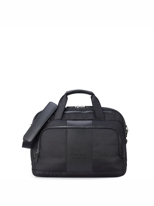 Delsey Walgram Shoulder / Handheld Bag for 14" Laptop Black