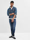 Men's Jeans Pants with Slim Fit Blue