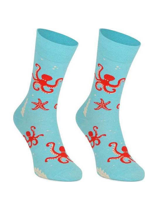 Crazy Socks Дамски Чорапи Светлосини 1Пакет