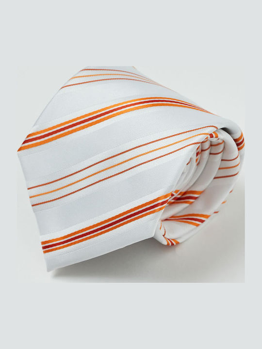 Aristoteli Bitsiani Men's Tie Printed Orange