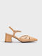 Wonders Tabac Brown Heels