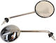 WFO Motorcycle Mirror 1pcs Silver