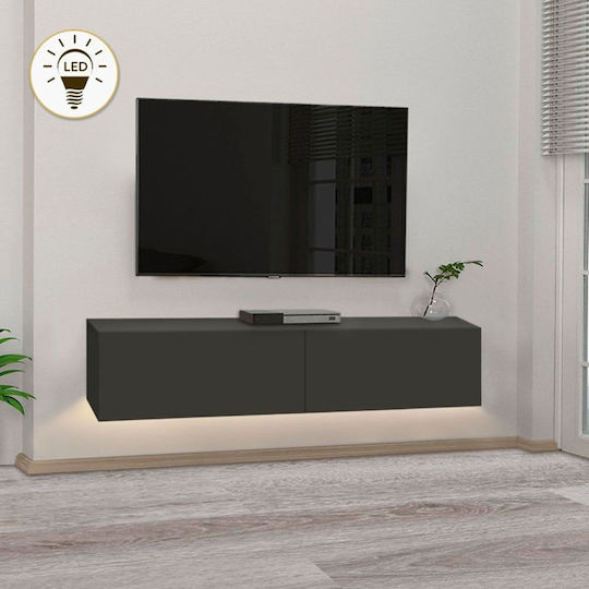 Aristo Стенен с LED Осветление Антрацит 135x31.6x25 cm Aristo Стенен с LED Осветление Антрацит 135x31.6x25 cm