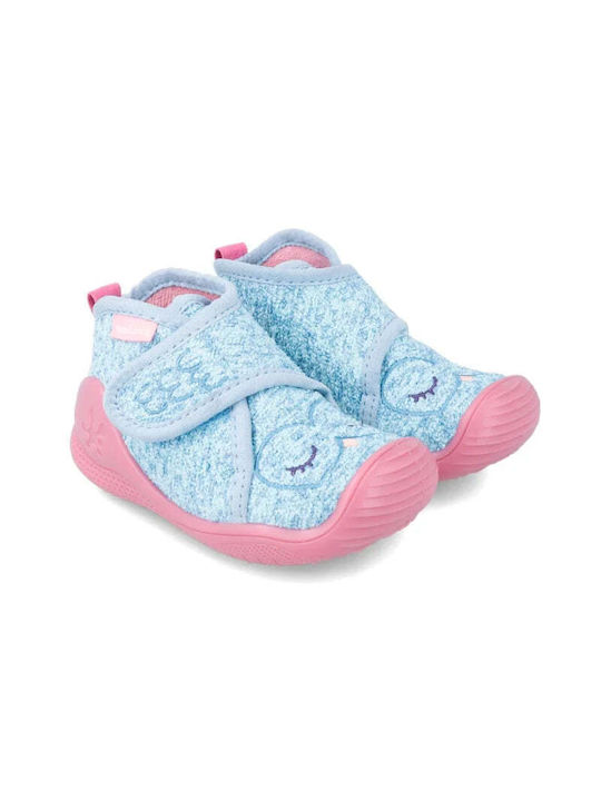 Biomecanics Girls Closed-Toe Bootie Slippers Light Blue