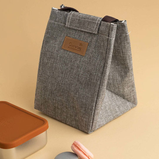 One & Only Baby Schulische Isolierte Kinder Lunchtasche Grau 18x18x25cm